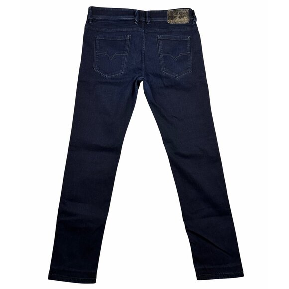 Diesel Sleenker Slim Skinny Jeans Men’s W34 L32 Dark Wash Stretch Denim 0607A - Picture 2 of 11